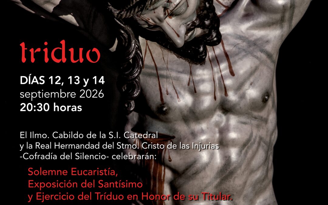 triduo en  honor del smo. cristo de las injurias