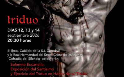 triduo en  honor del smo. cristo de las injurias